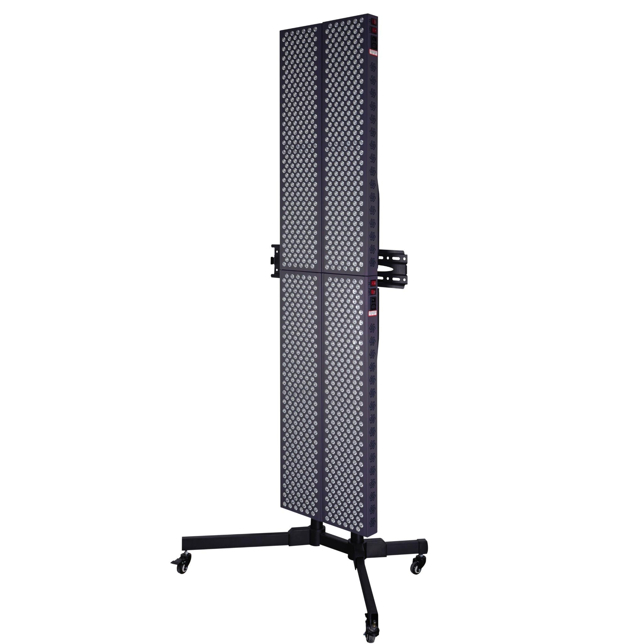 Hooga 4x PRO1500 72" x 8.6" Red Light Therapy Panels & Vertical Stand Kit