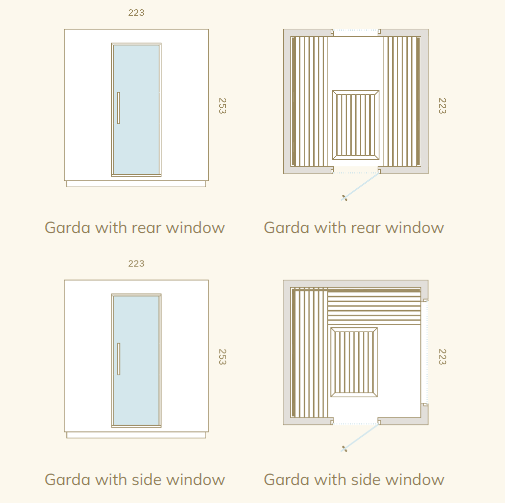 Auroom Garda Outdoor Cabin Sauna