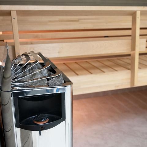 Harvia The Wall Series, 6kW, Stainless Steel Sauna Heater, 240V 1PH HSWS6U1B