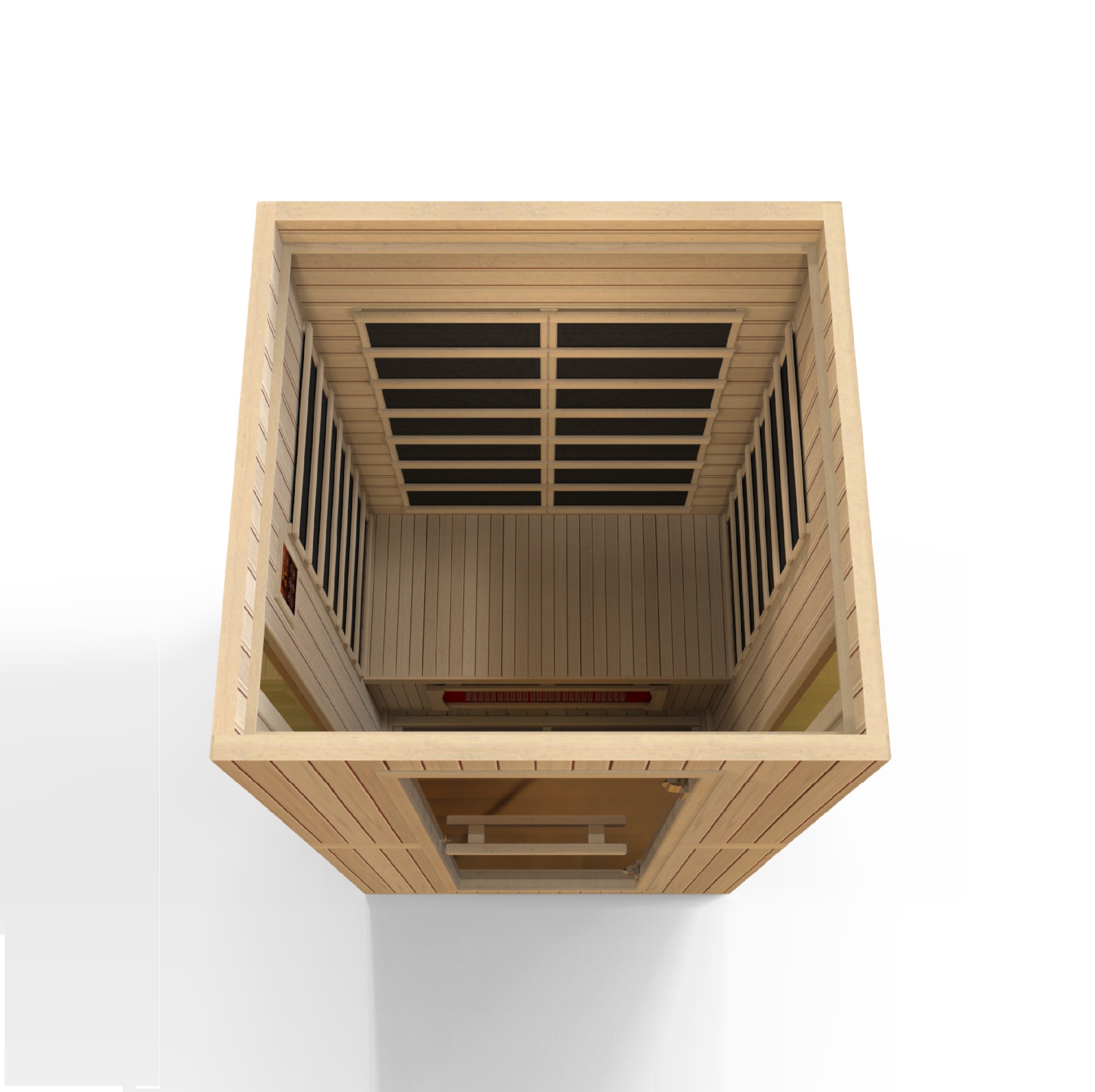Maxxus 2-Person "Serenity" Dual Tech Low EMF FAR Infrared Sauna Canadian Hemlock MX-LS2-01