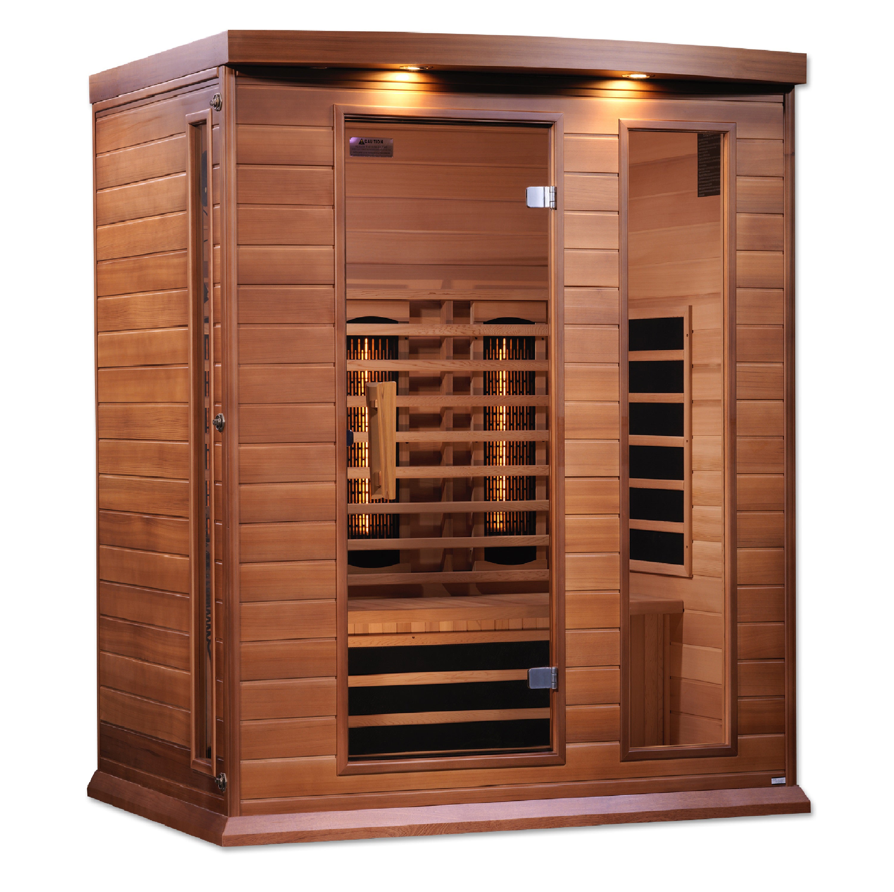 Maxxus 3-Person Full Spectrum Infrared Sauna - Canadian Red Cedar MX-M306-01-FS CED
