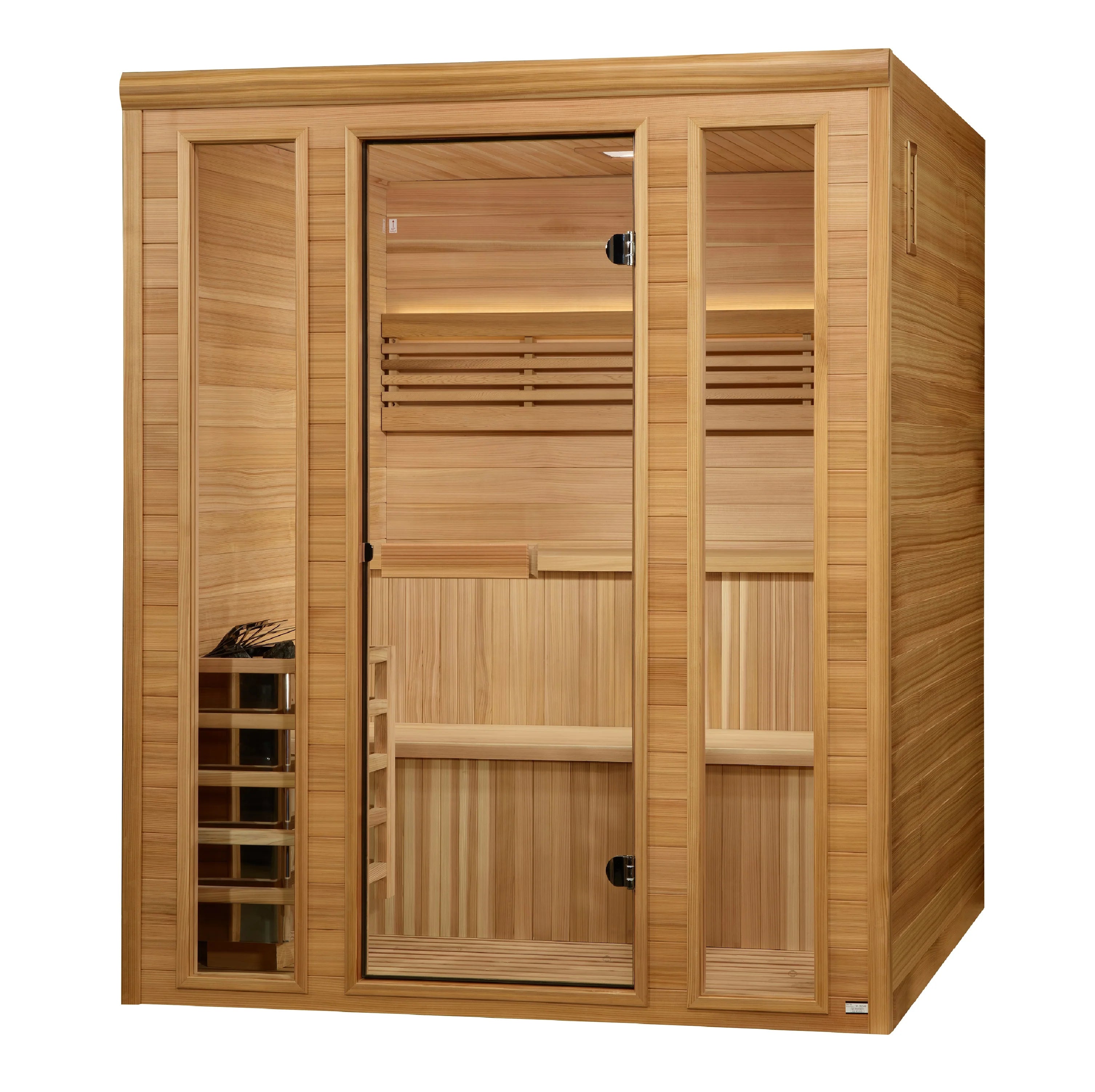 Golden Designs Sauna Golden Designs 2025 "Engelberg Edition" 6 Person Traditional Steam Sauna (GDI-7060-01)