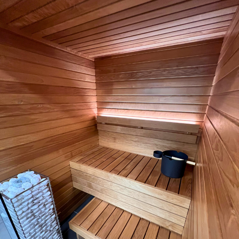 Auroom Sauna Auroom Cala Glass Cabin Sauna Kit
