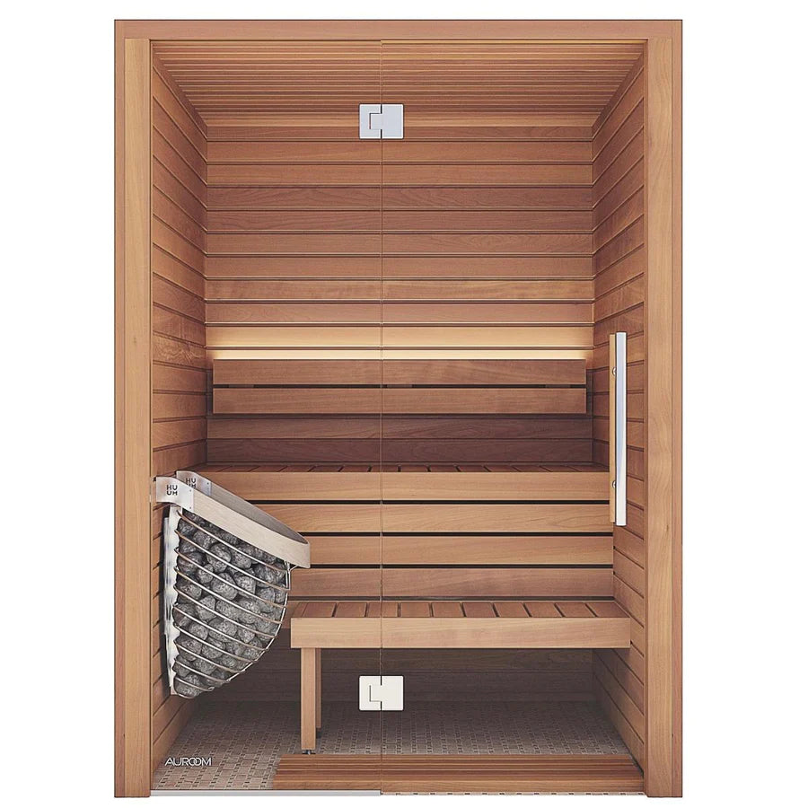 Auroom Sauna Auroom Cala Glass Cabin Sauna Kit