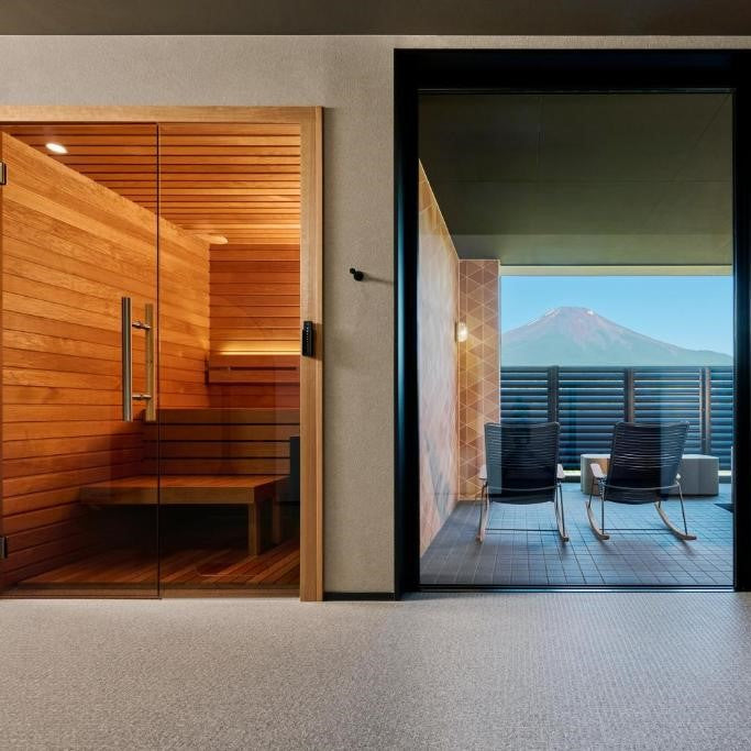 Auroom Sauna Auroom Cala Glass Cabin Sauna Kit