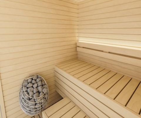 Auroom Sauna Auroom Cala Glass Cabin Sauna Kit
