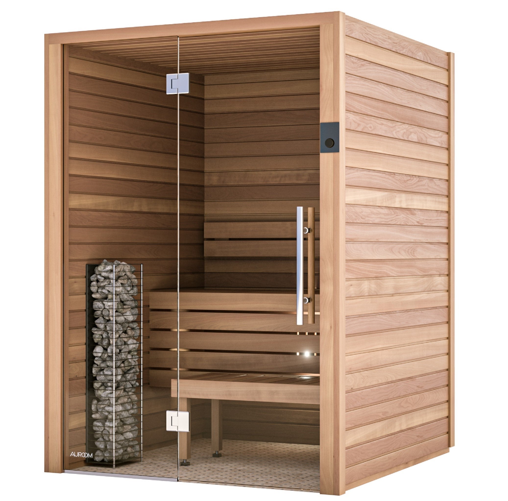 Auroom Sauna Auroom Cala Glass Cabin Sauna Kit