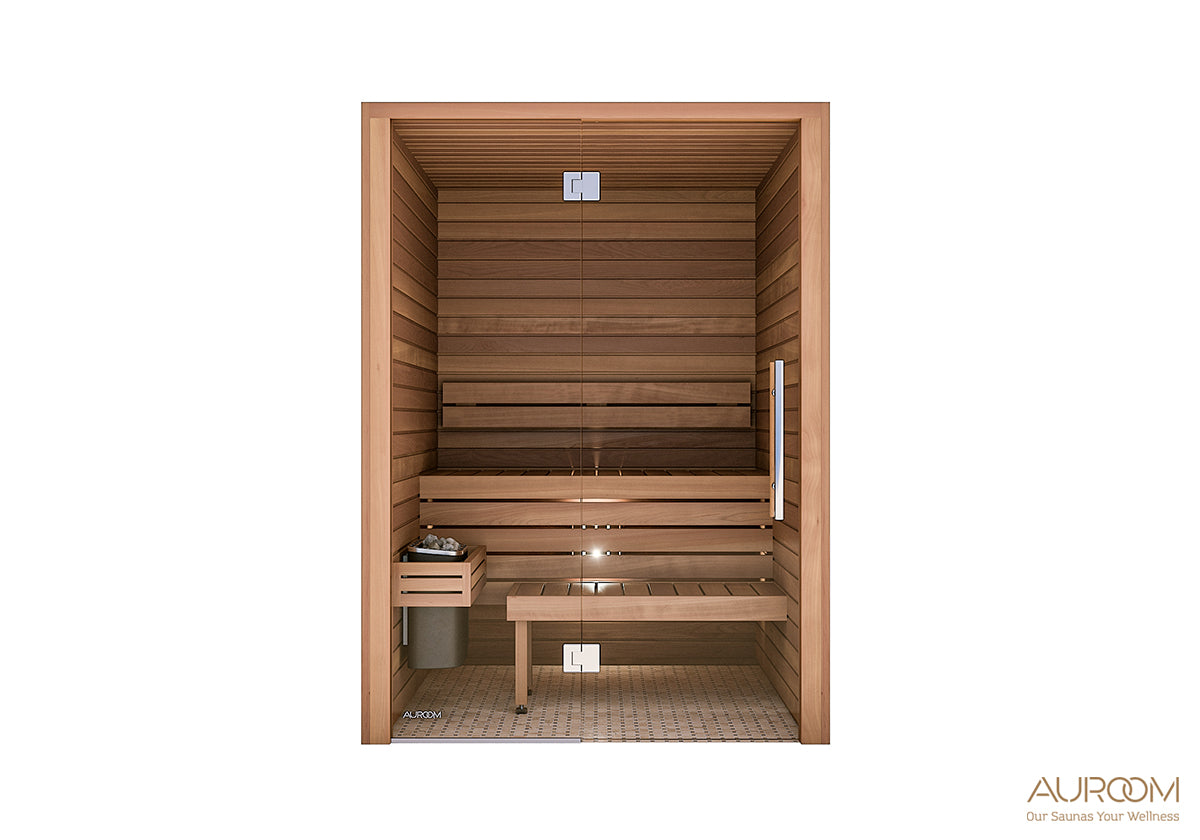 Auroom Sauna Auroom Cala Glass Cabin Sauna Kit