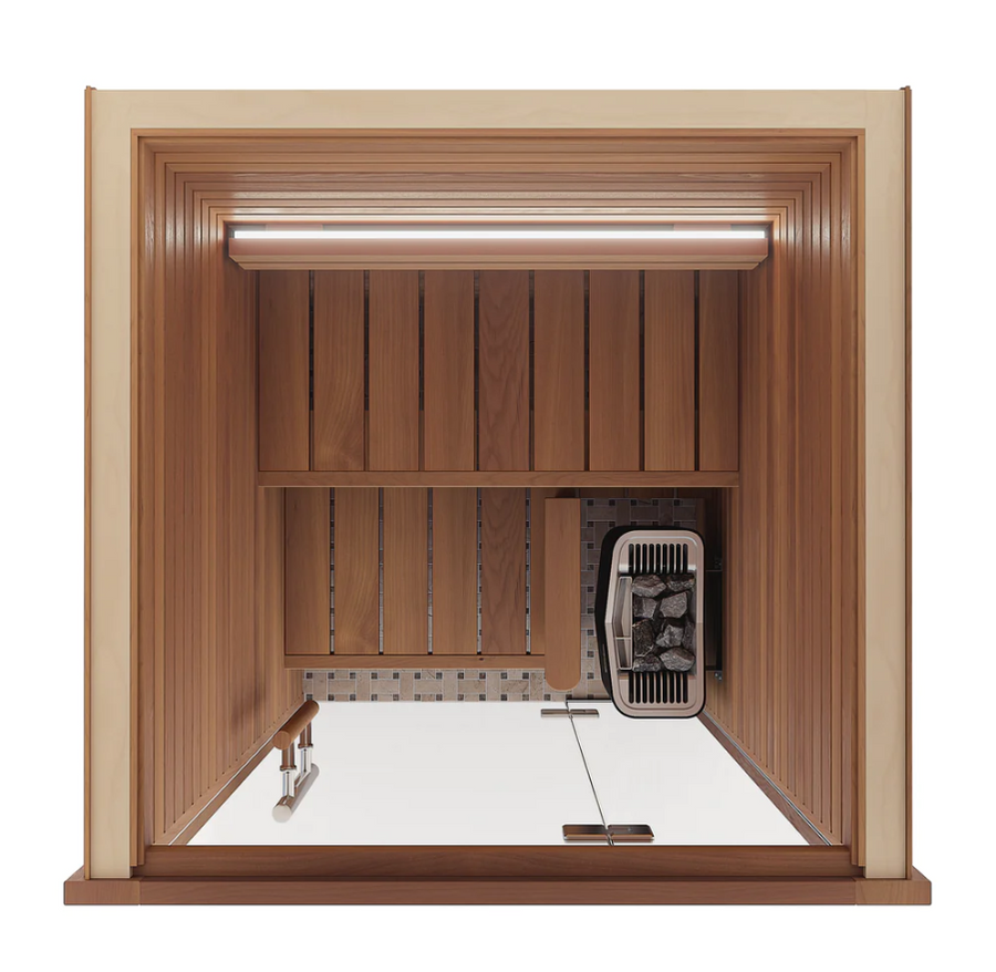 Auroom Sauna Auroom Cala Glass Mini Sauna Kit