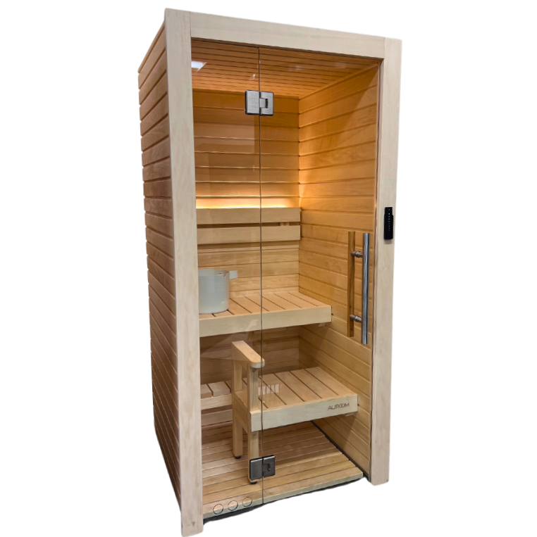 Auroom Sauna Auroom Cala Glass Mini Sauna Kit