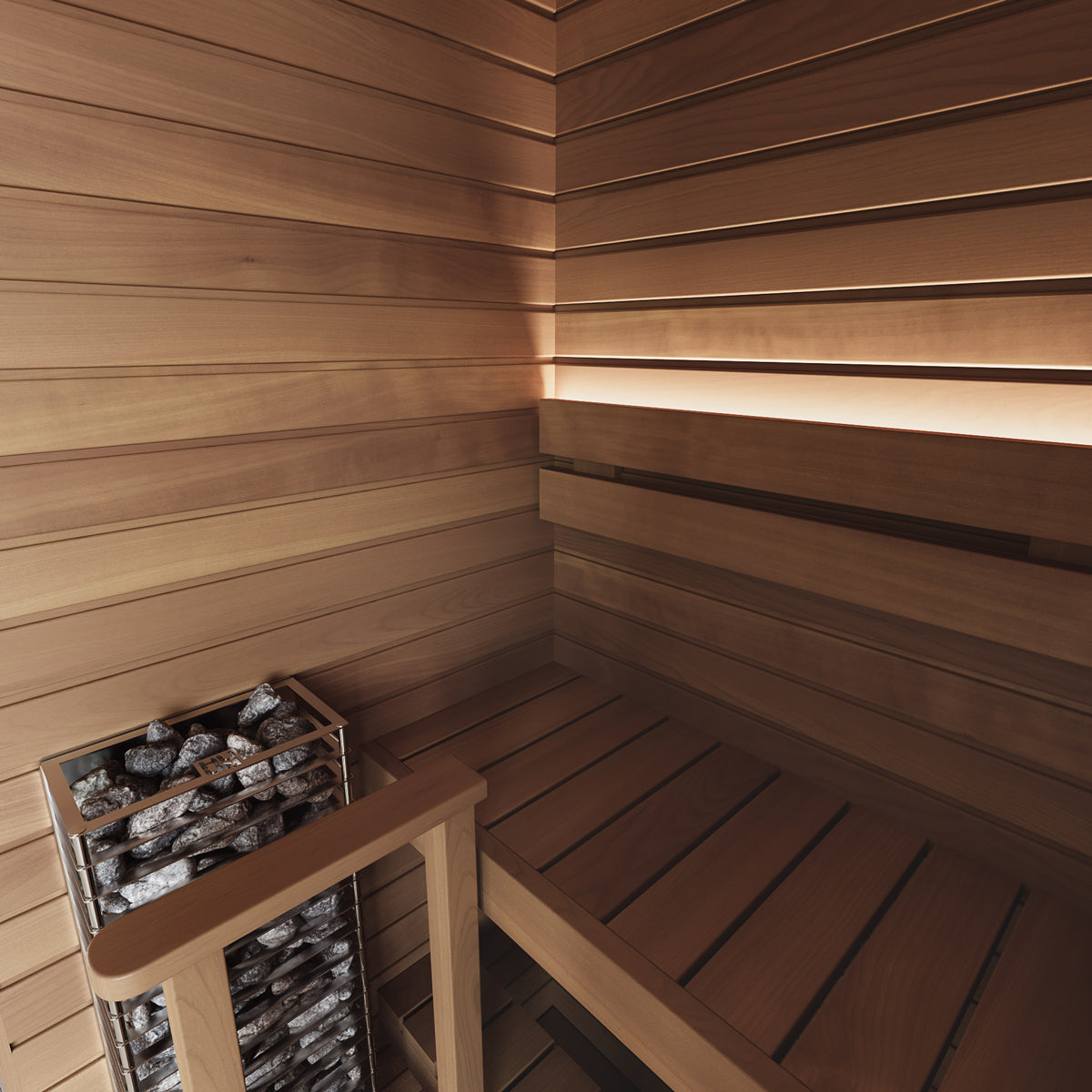 Auroom Sauna Auroom Cala Glass Mini Sauna Kit