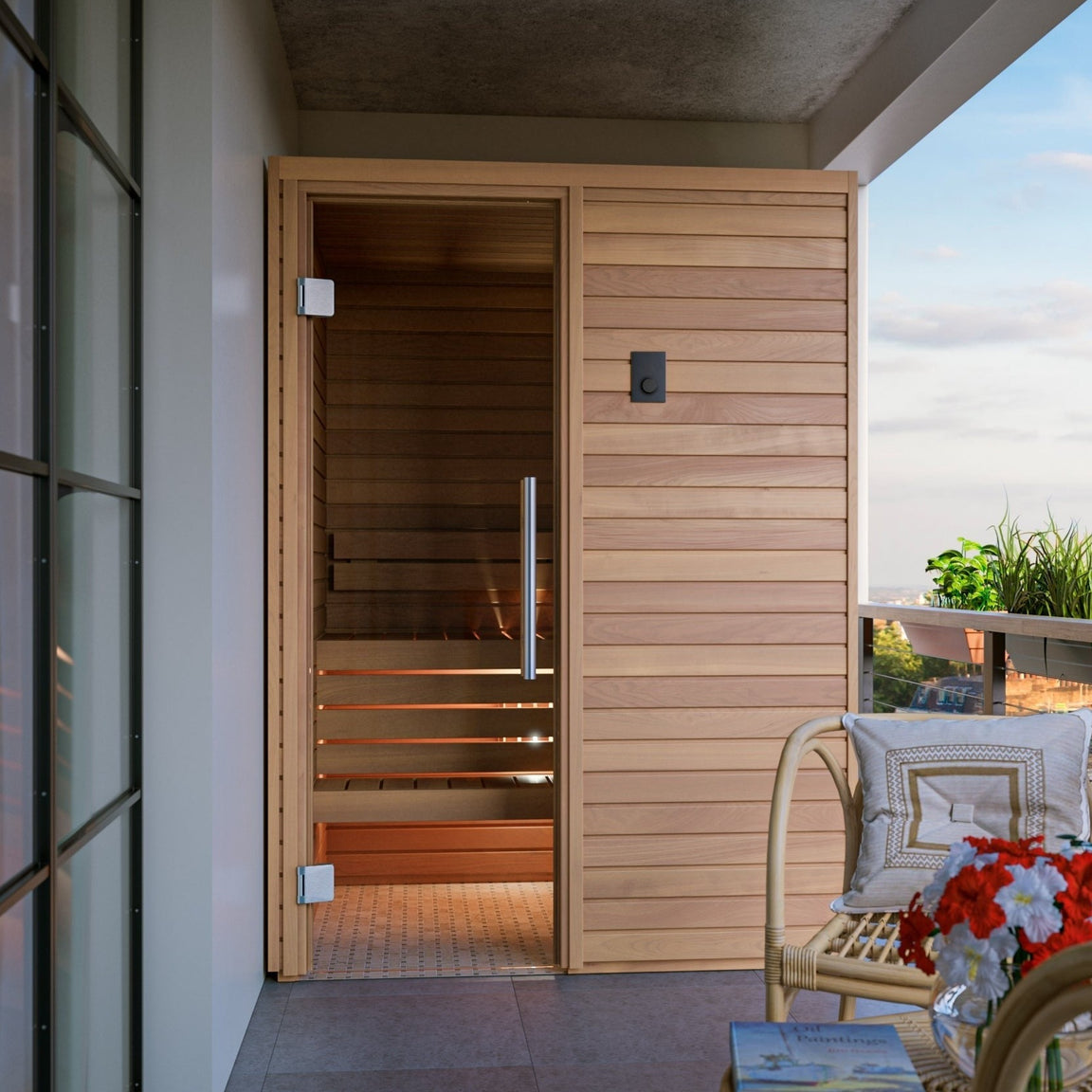 Auroom Sauna Auroom Cala Wood Cabin Sauna Kit