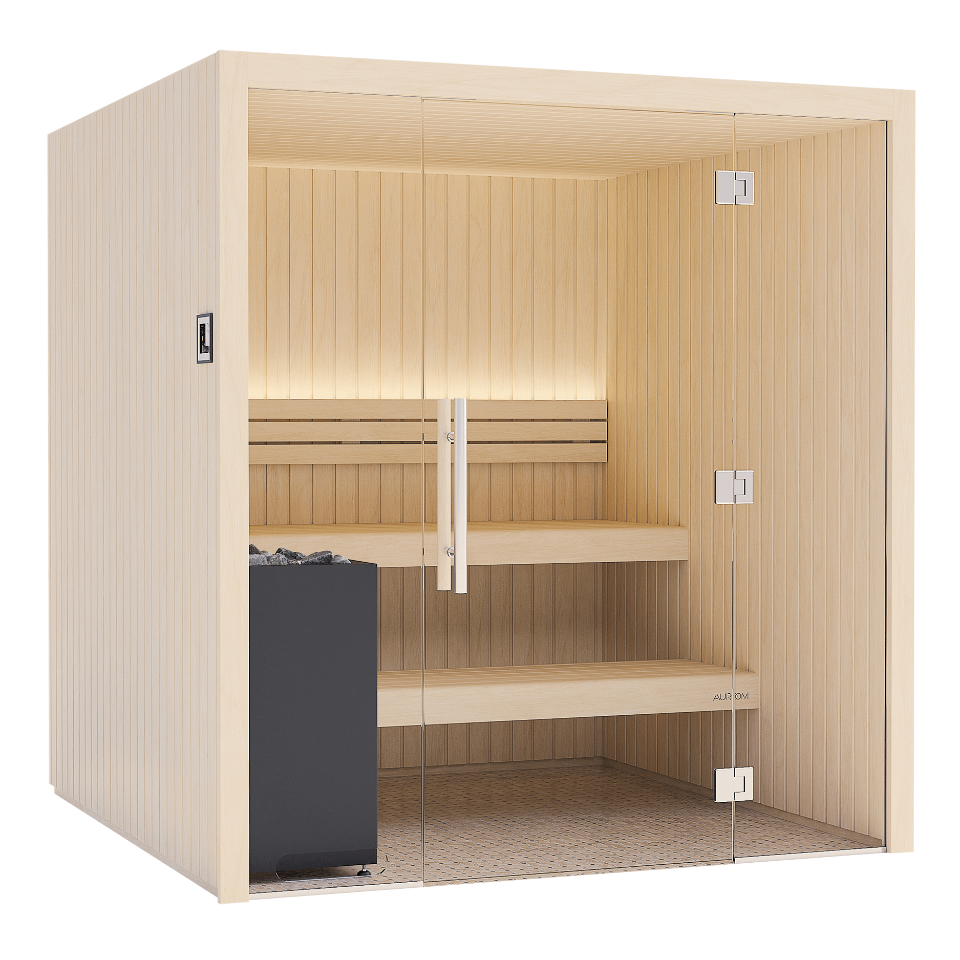Auroom Sauna Auroom Emma Glass Cabin Sauna Kit