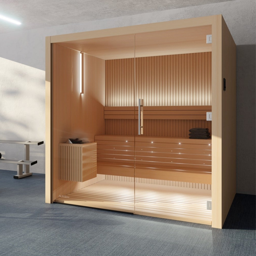 Auroom Sauna Auroom Libera Glass Cabin Sauna Kit