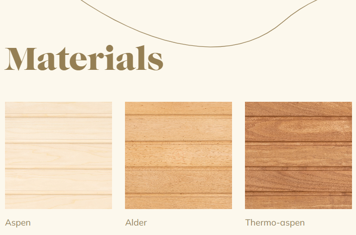 Auroom Sauna Auroom Libera Wood Cabin Sauna Kit