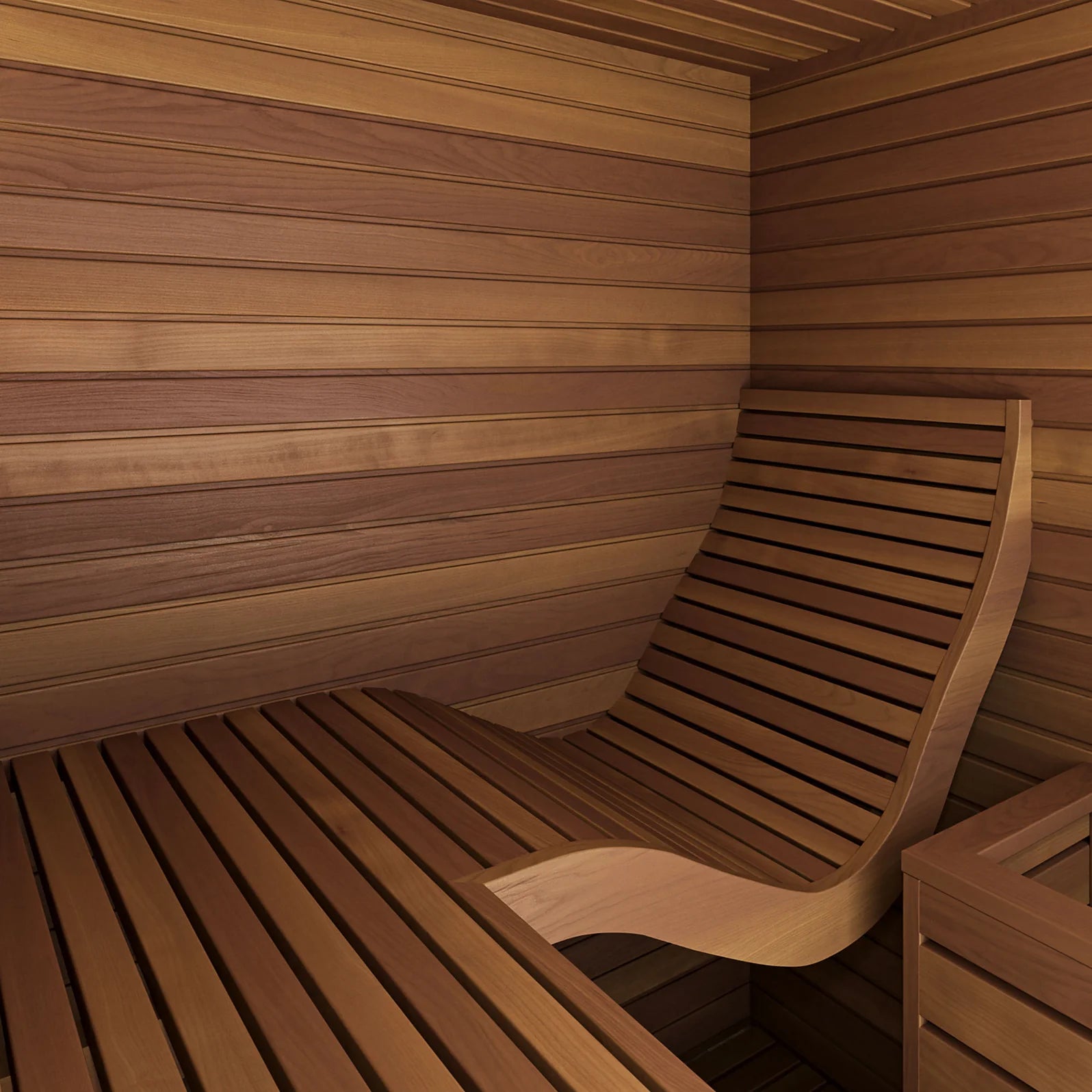 Auroom Sauna Thermo-Aspen Auroom Baia Glass Indoor Sauna Kit