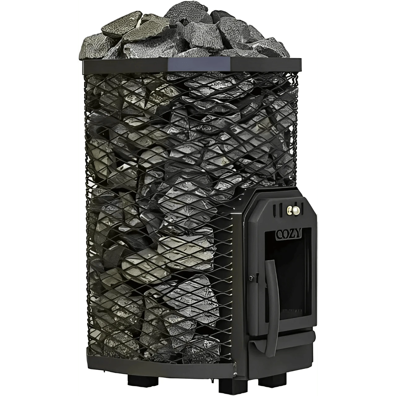 Cozy Heat Sauna Stove Cozy Heat O Thru-Wall Sauna Stove Wood Burning Sauna Stove