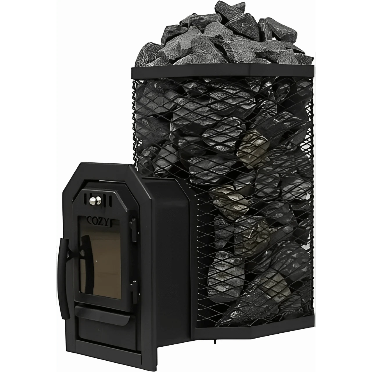 Cozy Heat Sauna Stove Cozy Heat O Thru-Wall Sauna Stove Wood Burning Sauna Stove