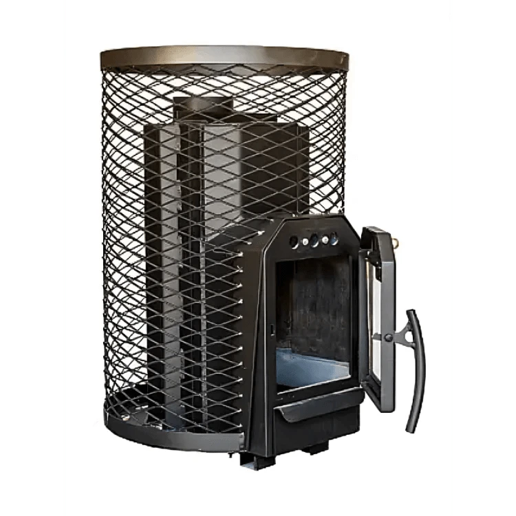 Cozy Heat Sauna Stove Cozy Heat O Thru-Wall Sauna Stove Wood Burning Sauna Stove