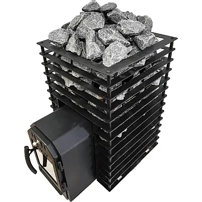 Cozy Heat Sauna Stove Cozy Heat Quattro Thru-Wall Sauna Stove Wood Burning Sauna Stove
