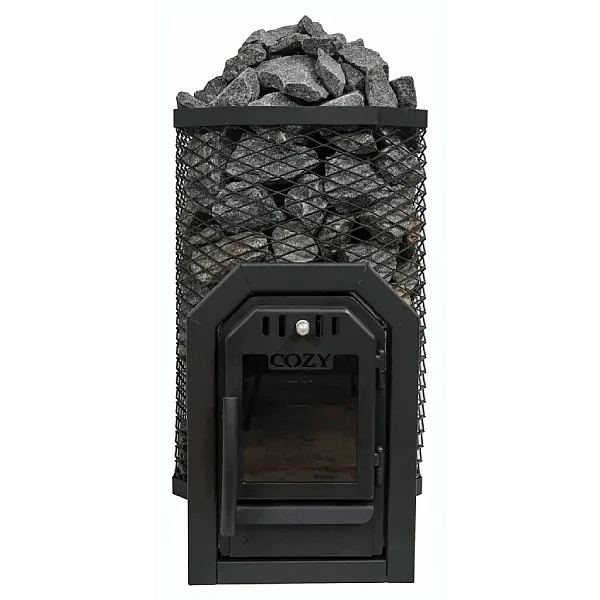 Cozy Heat Sauna Stove Cozy Heat Thru-Wall Sauna Heater Wood-Burning Sauna Stove