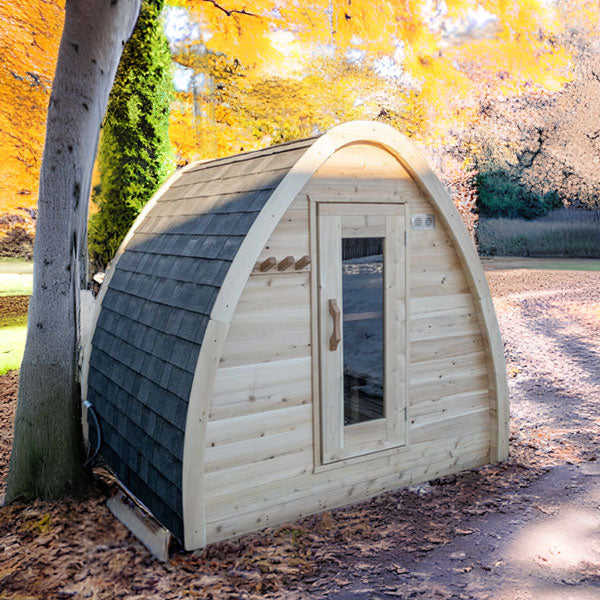 Dundalk LeisureCraft Sauna Dundalk CT Mini POD 4 Person Outdoor Sauna CTC77MW