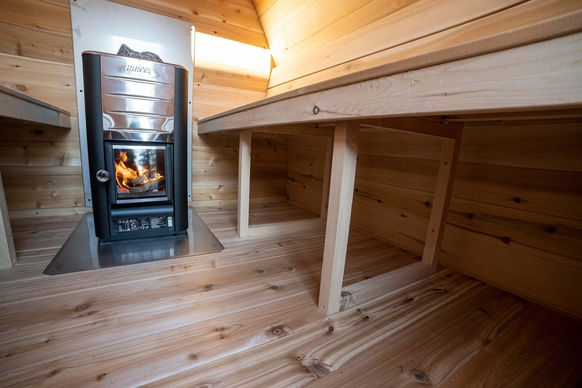 Dundalk LeisureCraft Sauna Dundalk CT Mini POD 4 Person Outdoor Sauna CTC77MW