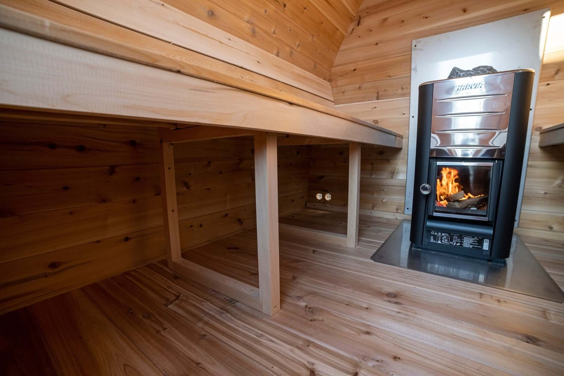Dundalk LeisureCraft Sauna Dundalk CT Mini POD 4 Person Outdoor Sauna CTC77MW