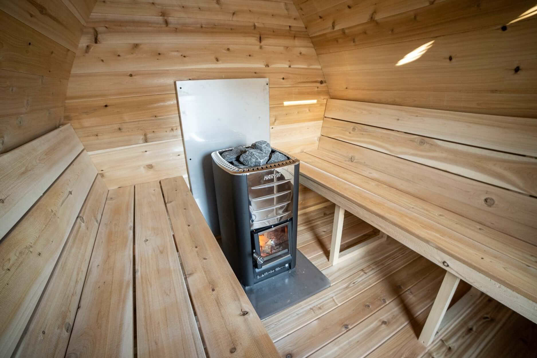 Dundalk LeisureCraft Sauna Dundalk CT Mini POD 4 Person Outdoor Sauna CTC77MW
