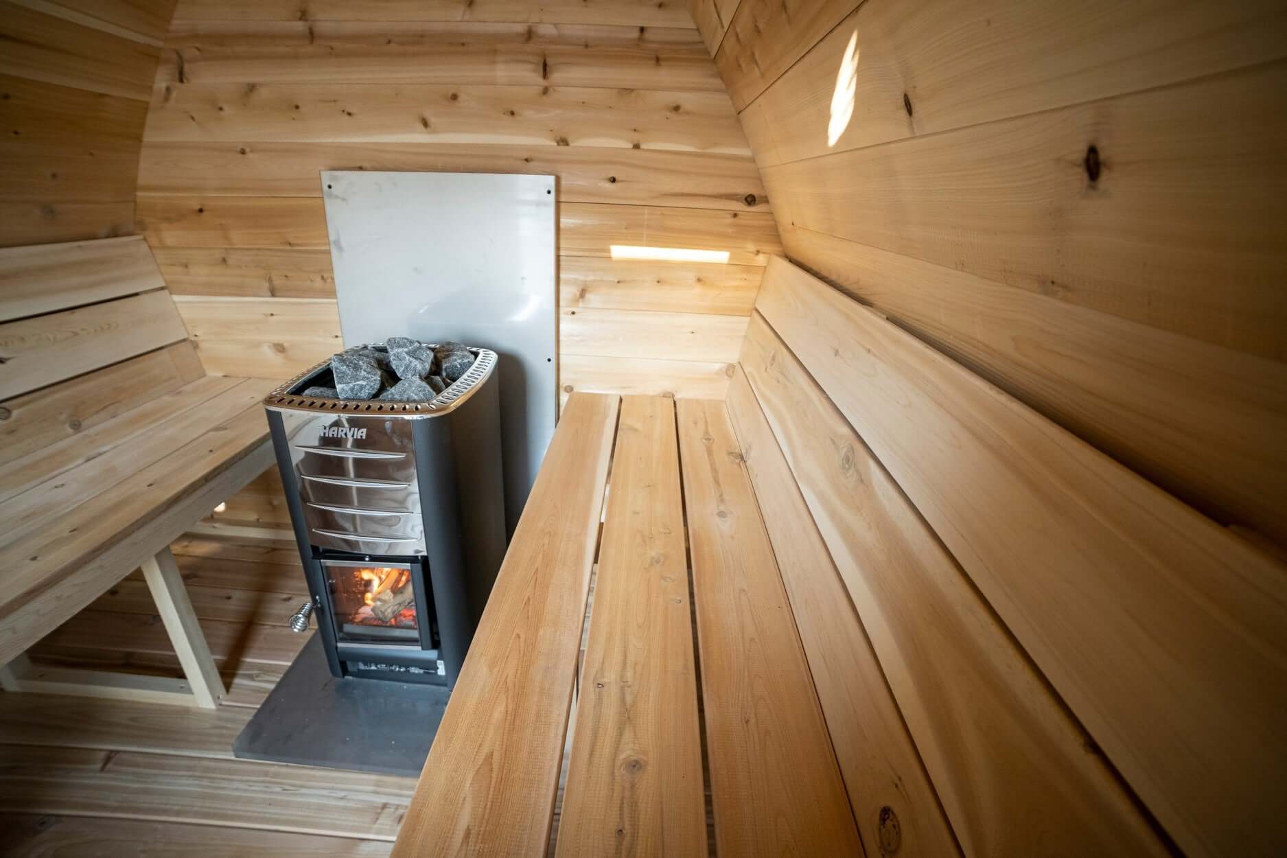 Dundalk LeisureCraft Sauna Dundalk CT Mini POD 4 Person Outdoor Sauna CTC77MW