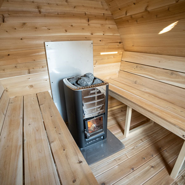 Dundalk LeisureCraft Sauna Dundalk CT Mini POD 4 Person Outdoor Sauna CTC77MW