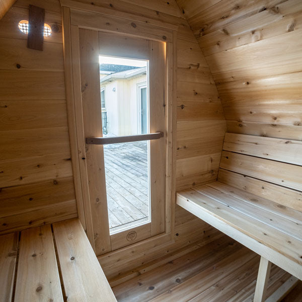 Dundalk LeisureCraft Sauna Dundalk CT Mini POD 4 Person Outdoor Sauna CTC77MW