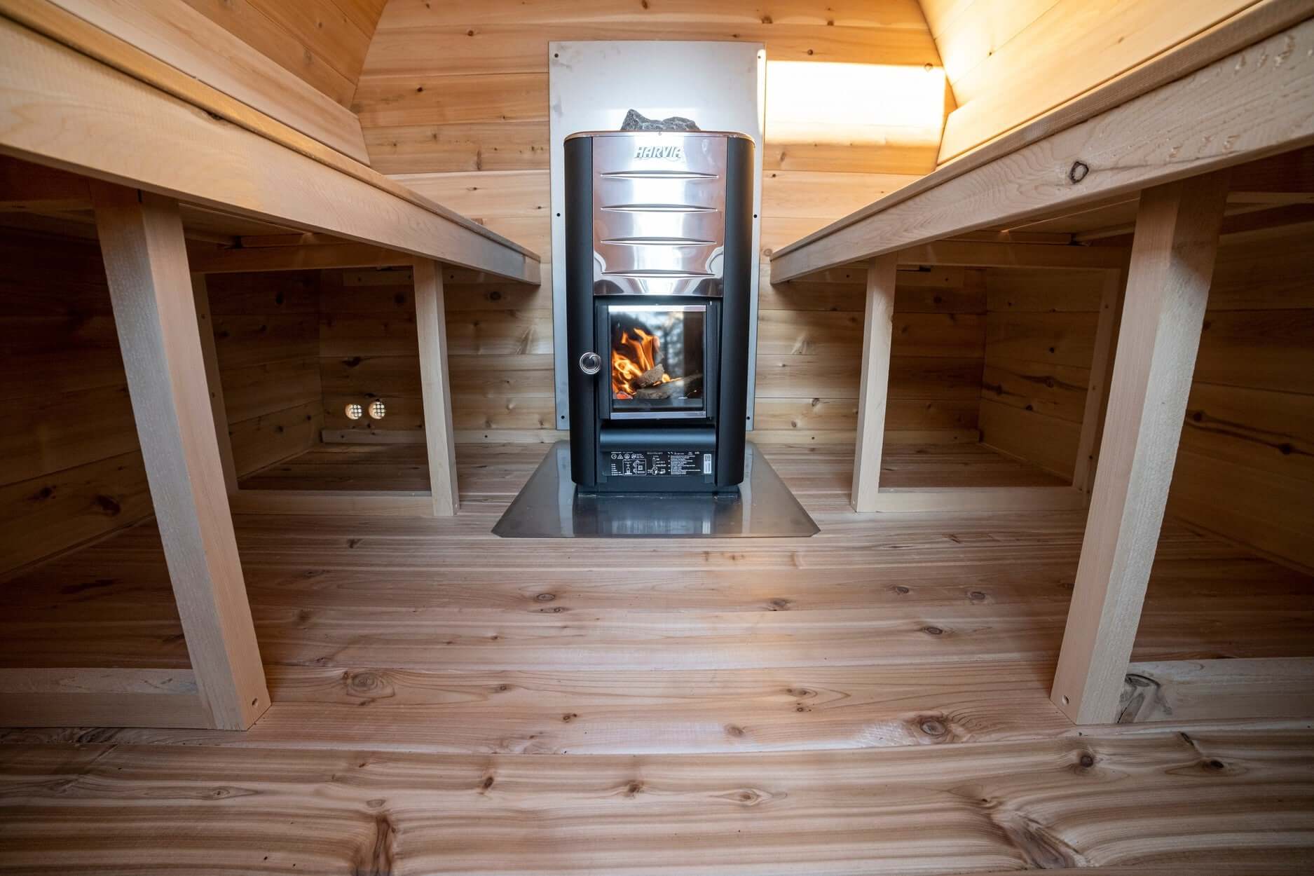 Dundalk LeisureCraft Sauna Dundalk CT Mini POD 4 Person Outdoor Sauna CTC77MW