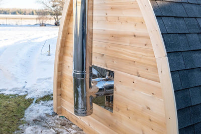 Dundalk LeisureCraft Sauna Dundalk CT Mini POD 4 Person Outdoor Sauna CTC77MW