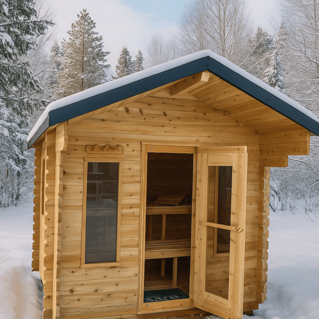 Dundalk LeisureCraft Sauna Dundalk CT Palmer 6-Person Cabin Outdoor Sauna CTC68