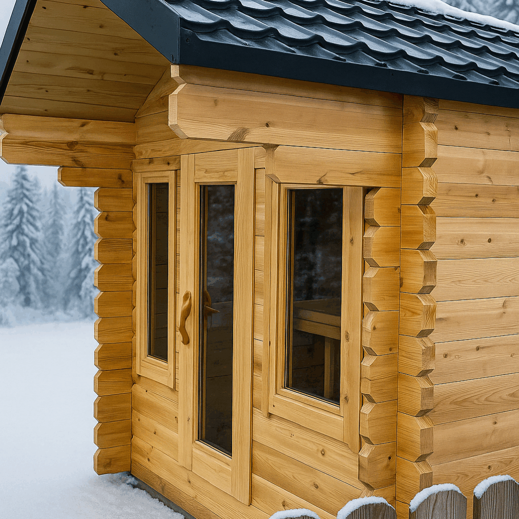 Dundalk LeisureCraft Sauna Dundalk CT Palmer 6-Person Cabin Outdoor Sauna CTC68