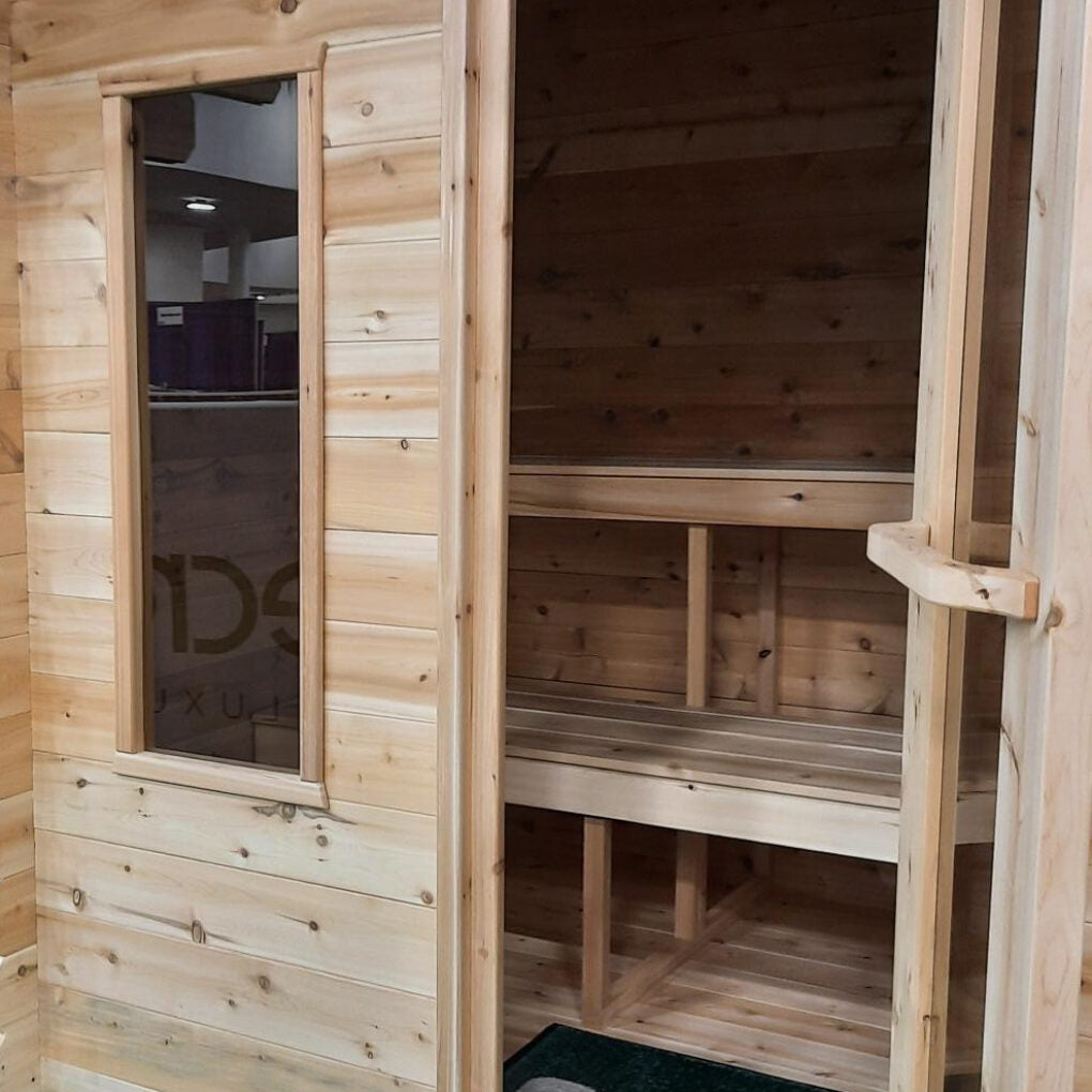 Dundalk LeisureCraft Sauna Dundalk CT Palmer 6-Person Cabin Outdoor Sauna CTC68