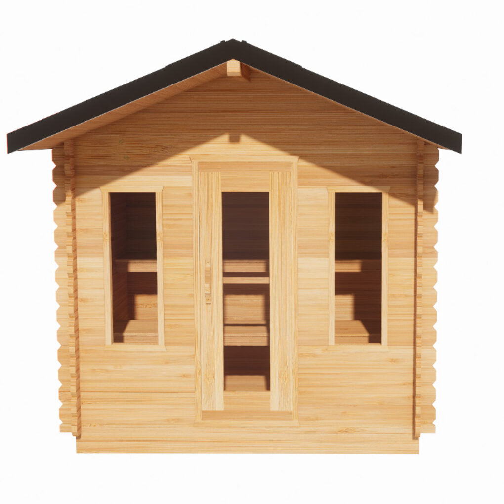 Dundalk LeisureCraft Sauna Dundalk CT Palmer 6-Person Cabin Outdoor Sauna CTC68
