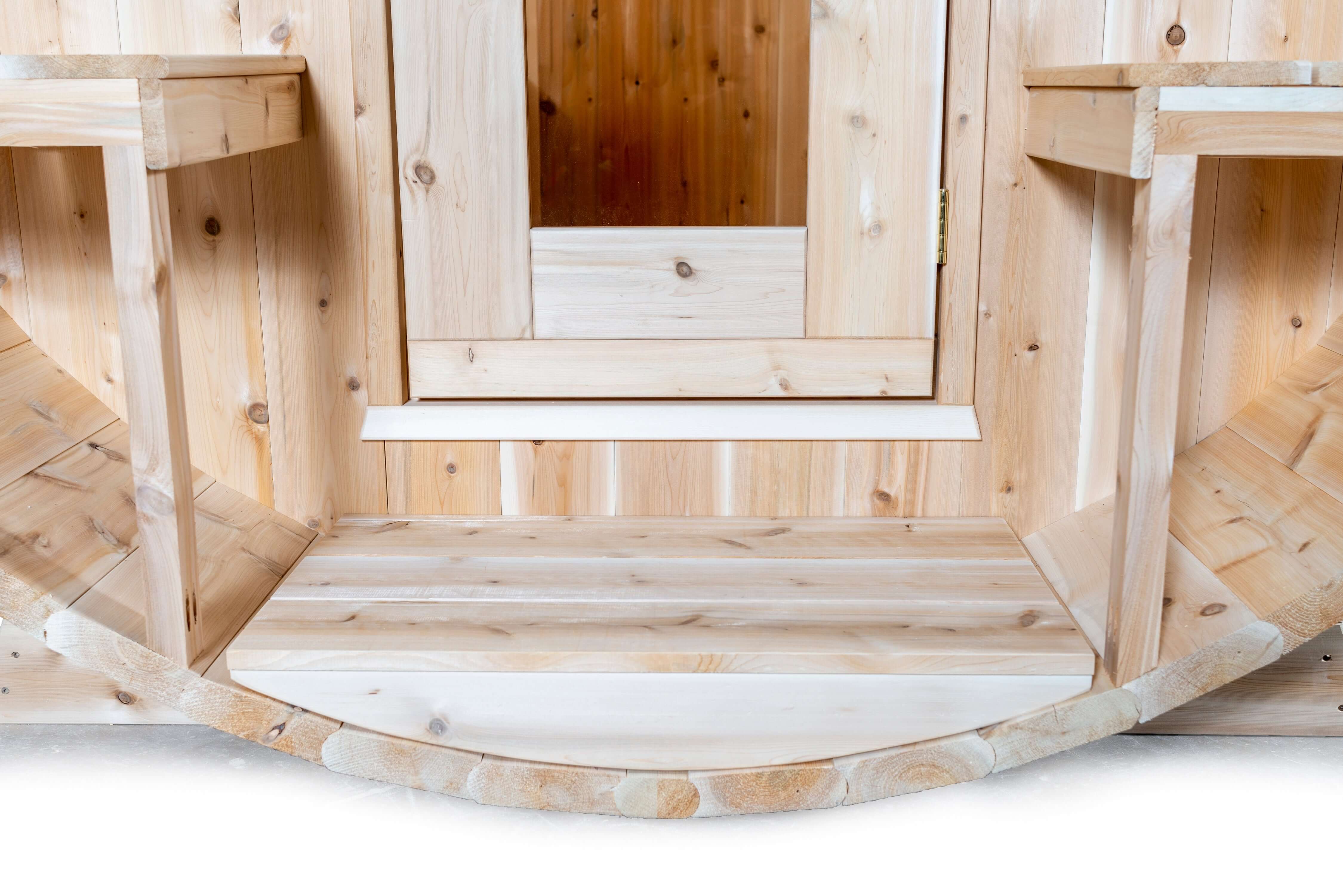 Dundalk LeisureCraft Sauna Dundalk CT Serenity 6 Person Barrel Sauna CTC2245W