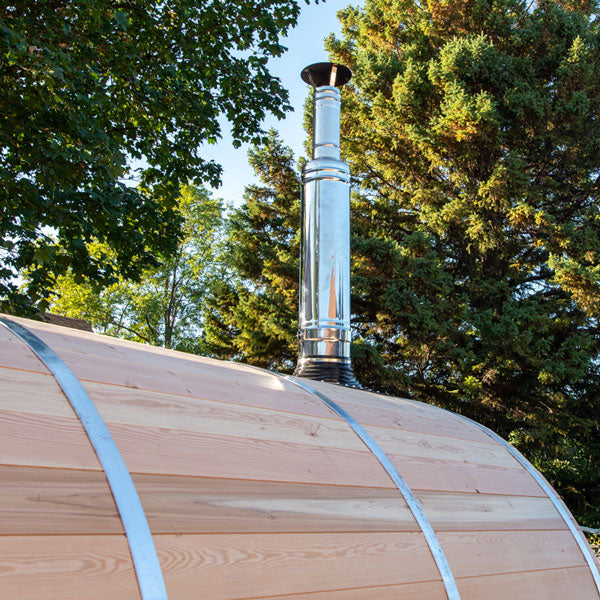 Dundalk LeisureCraft Sauna Dundalk CT Serenity MP 6 Person Barrel Sauna CTC2245MP