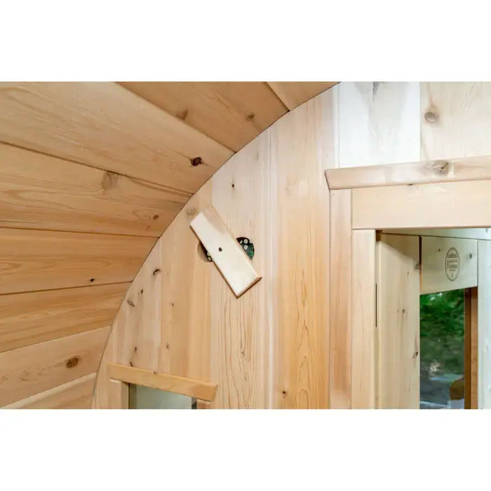 Dundalk LeisureCraft Sauna Dundalk CT Serenity MP 6 Person Barrel Sauna CTC2245MP