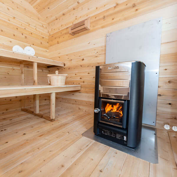 Dundalk LeisureCraft Sauna Dundalk CT Serenity MP 6 Person Barrel Sauna CTC2245MP