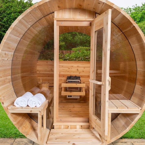 Dundalk LeisureCraft Sauna Dundalk CT Serenity MP 6 Person Barrel Sauna CTC2245MP