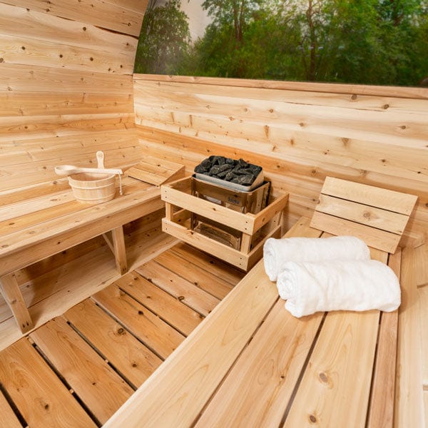 Dundalk LeisureCraft Sauna Dundalk CT Serenity MP 6 Person Barrel Sauna CTC2245MP