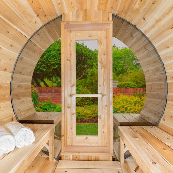 Dundalk LeisureCraft Sauna Dundalk CT Serenity MP 6 Person Barrel Sauna CTC2245MP