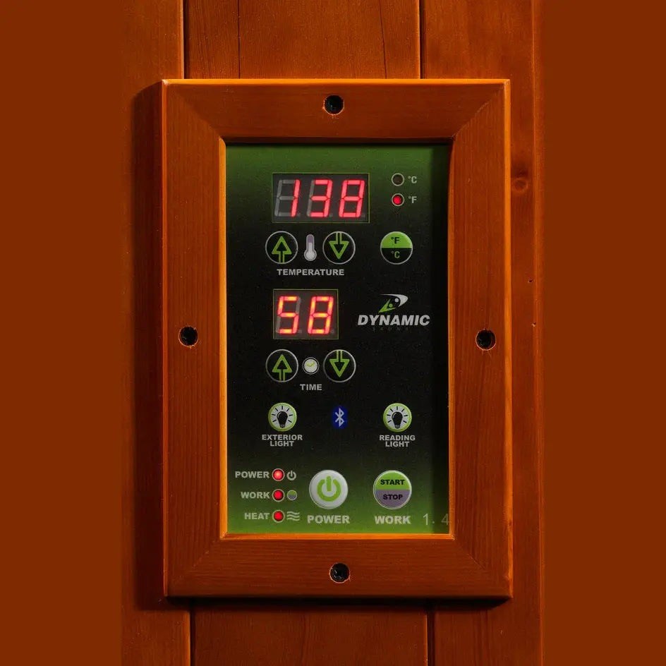 Dynamic Saunas Sauna Dynamic "Avila" 1-2-person Low EMF FAR Infrared Sauna DYN-6103-01