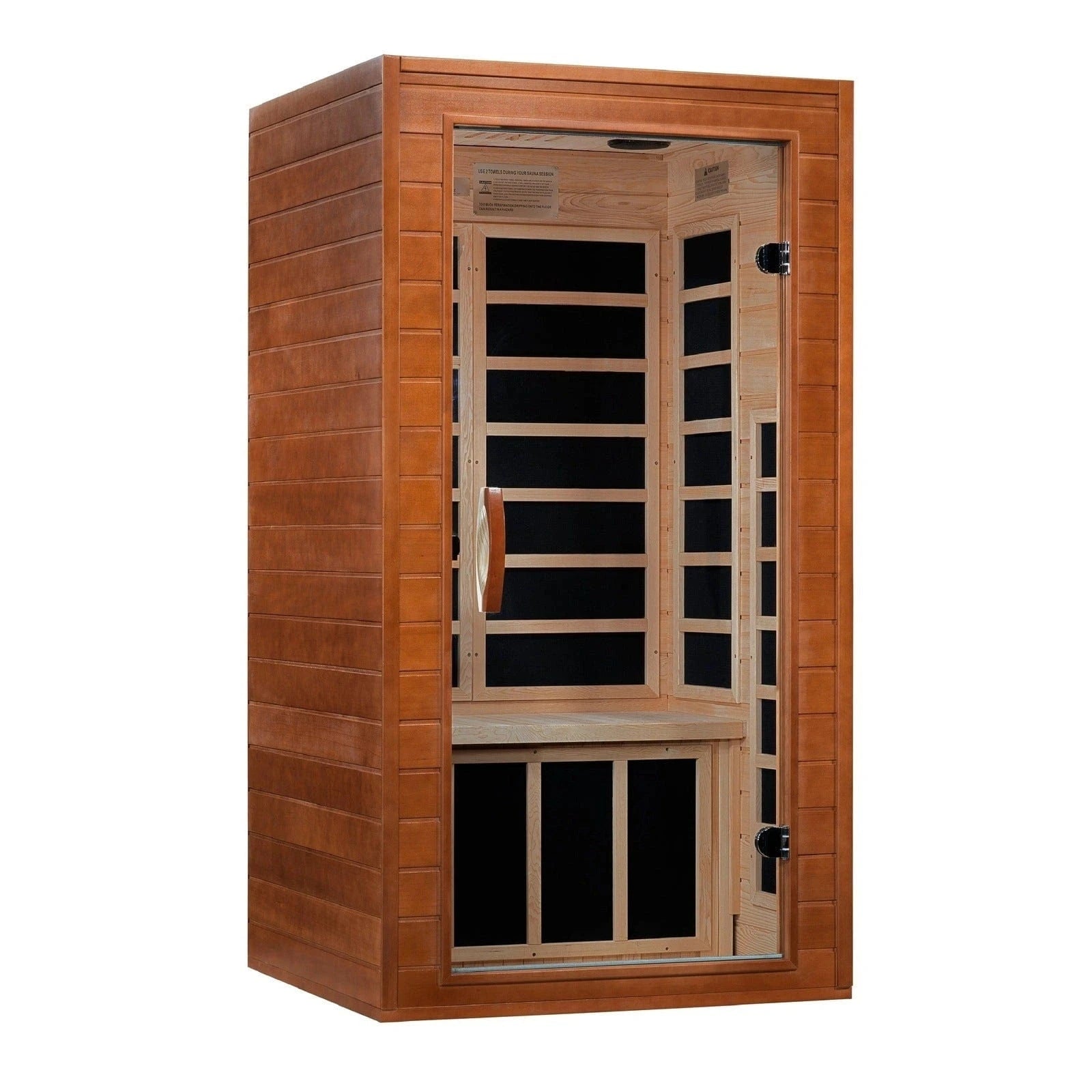 Dynamic Saunas Sauna Dynamic "Avila" 1-2-person Low EMF FAR Infrared Sauna DYN-6103-01