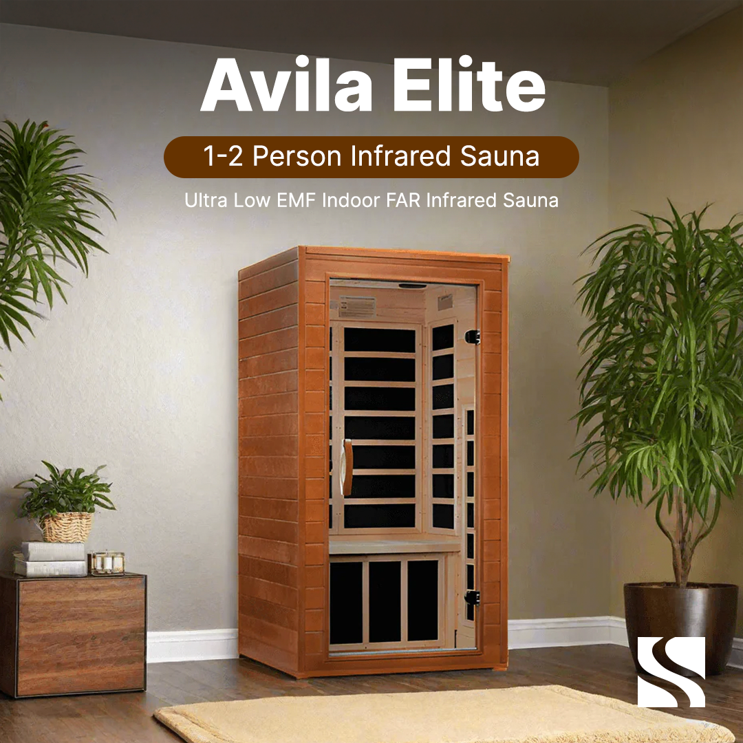 Dynamic Saunas Sauna Dynamic Avila Elite 1-2-person Ultra Low EMF FAR Infrared Sauna - DYN-6103-01 Elite