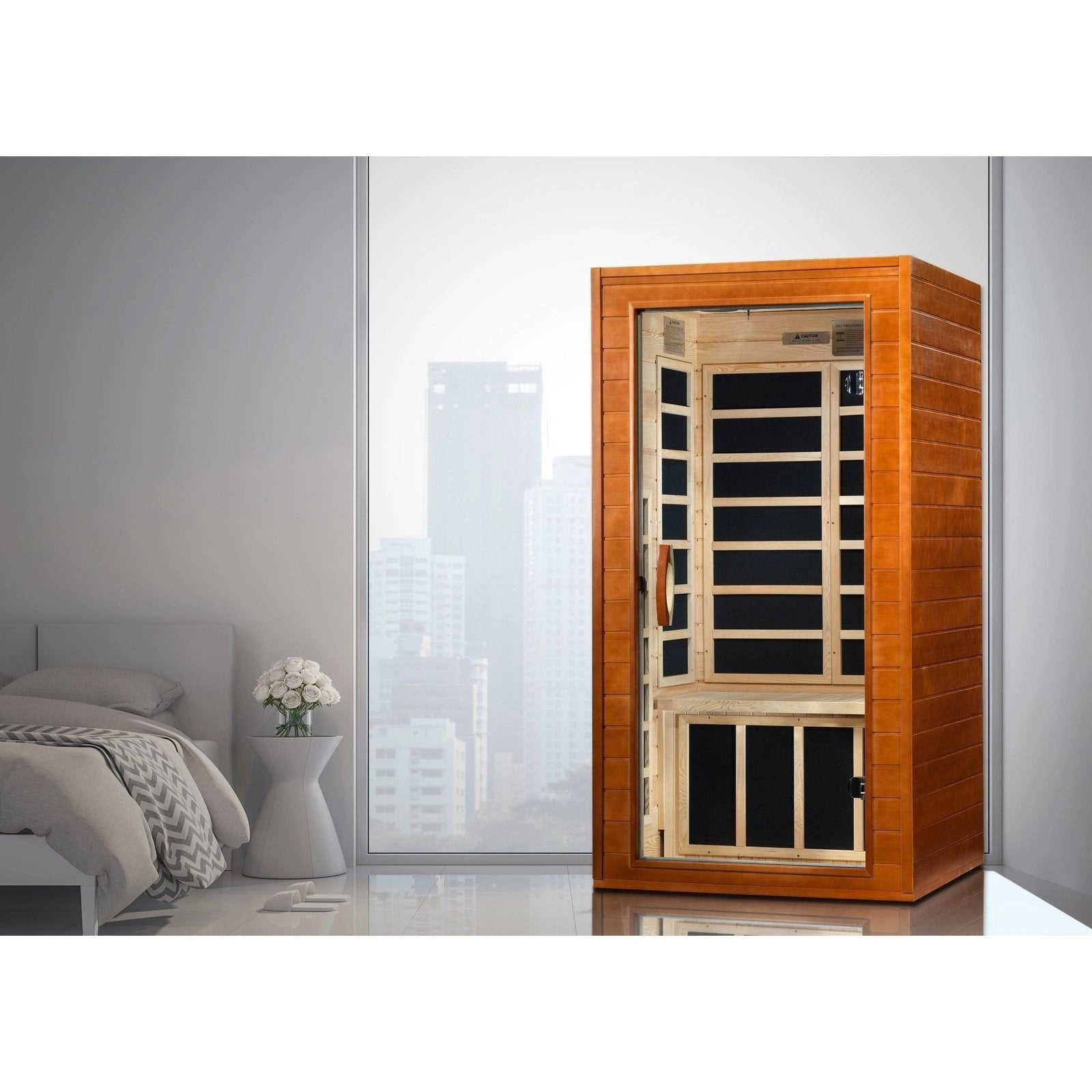 Dynamic Saunas Sauna Dynamic Avila Elite 1-2-person Ultra Low EMF FAR Infrared Sauna - DYN-6103-01 Elite