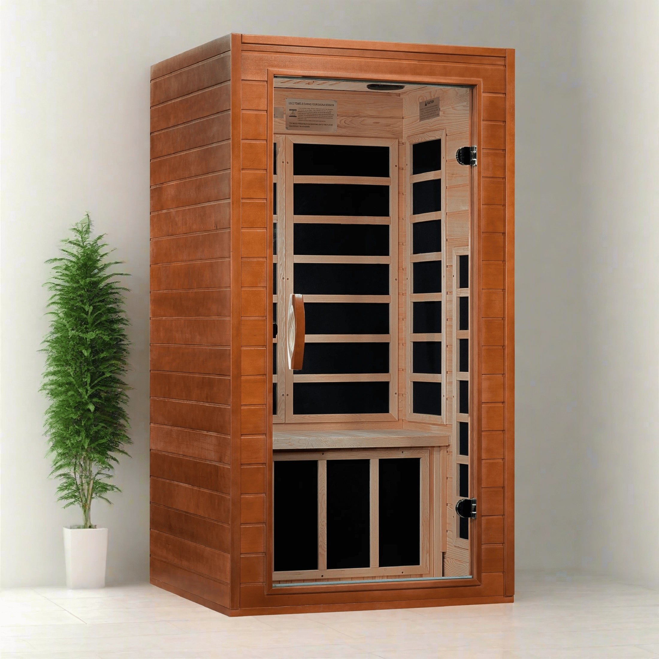 Dynamic Saunas Sauna Dynamic Avila Elite 1-2-person Ultra Low EMF FAR Infrared Sauna - DYN-6103-01 Elite